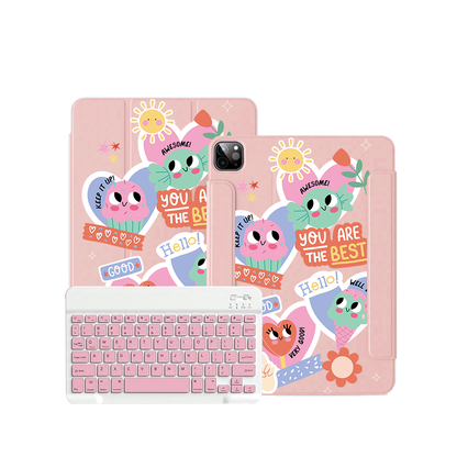 iPad / Android Tab Wireless Keyboard Flipcover - Dessert Party