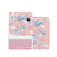 iPad / Android Tab Wireless Keyboard Flipcover - Fish & Floral 3.0