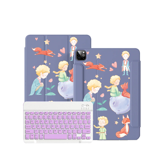 iPad Wireless Keyboard Flipcover - Little Prince & Fox