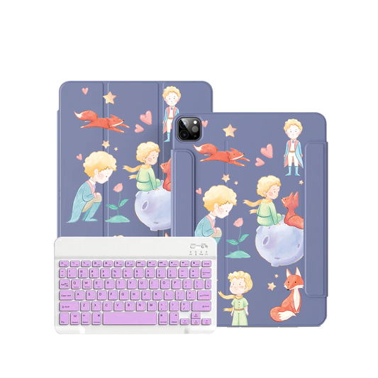 iPad / Android Tab Wireless Keyboard Flipcover - Little Prince & Fox