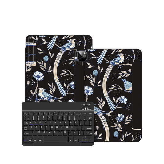 iPad / Android Tab Wireless Keyboard Flipcover - Lovebird 5.0