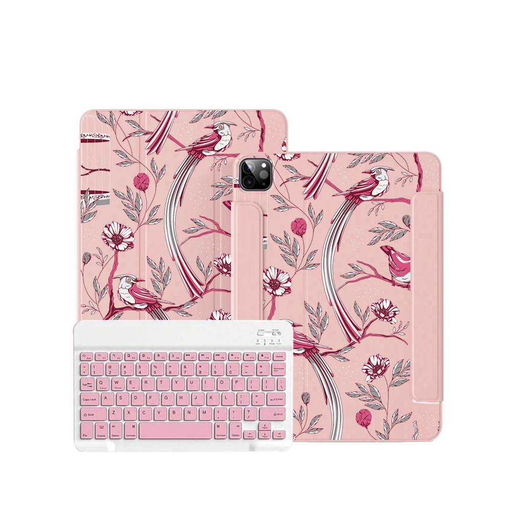 iPad / Android Tab Wireless Keyboard Flipcover - Lovebird 6.0