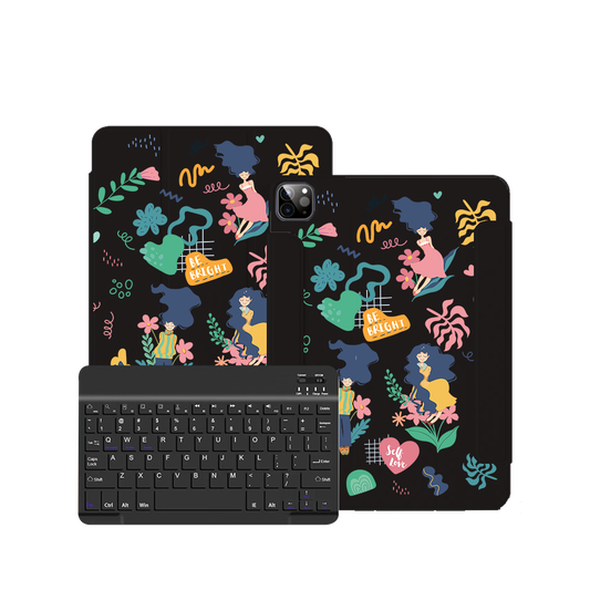 iPad / Android Tab Wireless Keyboard Flipcover - Self Love Sticker Pack 2.0