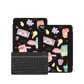 iPad / Android Tab Wireless Keyboard Flipcover - Sweet Yummy