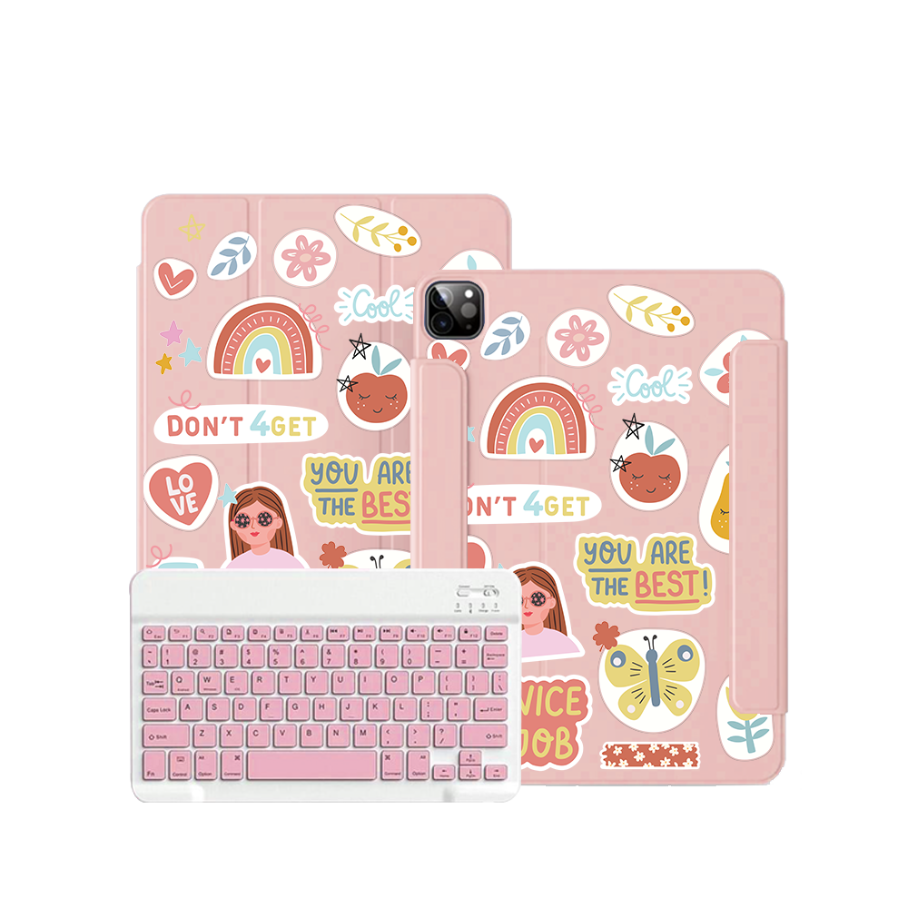 iPad / Android Tab Wireless Keyboard Flipcover - You are the Best 1.0