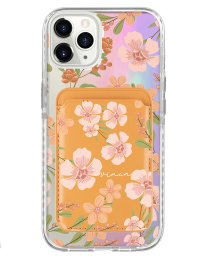 iPhone Magnetic Wallet Holo Case - Vinca
