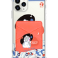 iPhone Phone Wallet Case - White Puppy