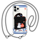 iPhone Phone Wallet Case - White Puppy