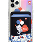 iPhone Magnetic Wallet Holo Case - White Kitty