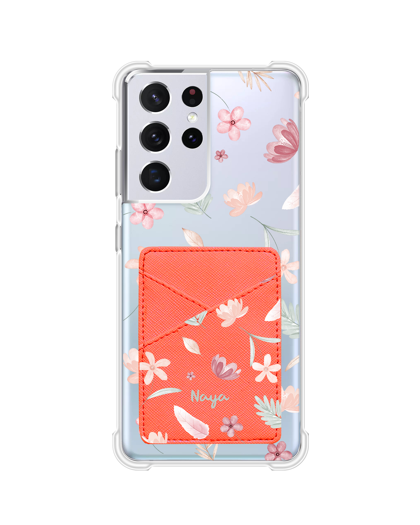 Android Phone Wallet Case - Wild Flower
