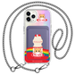 iPhone Magnetic Wallet Holo Case - Yacute Cat