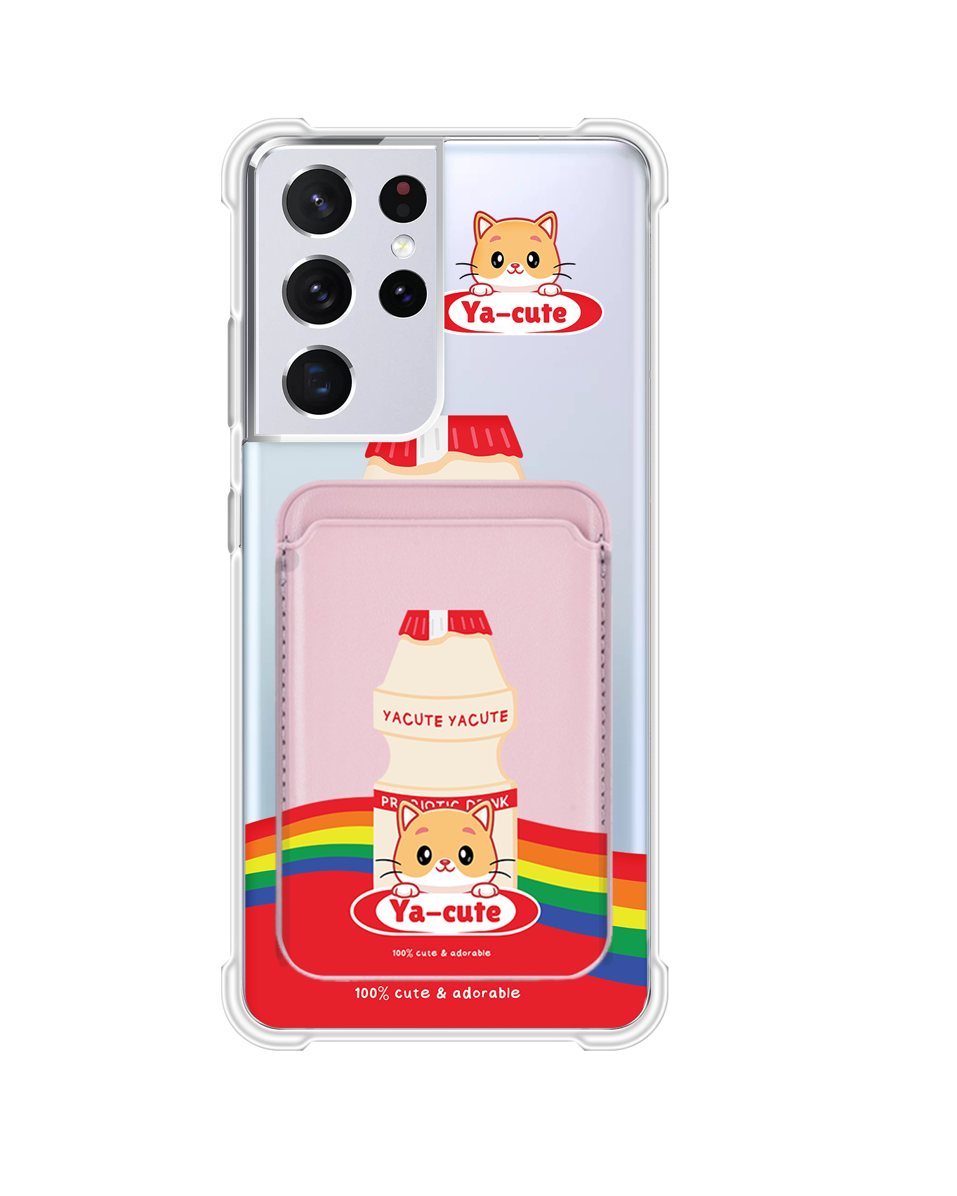 Android Magnetic Wallet Case - Yacute Cat