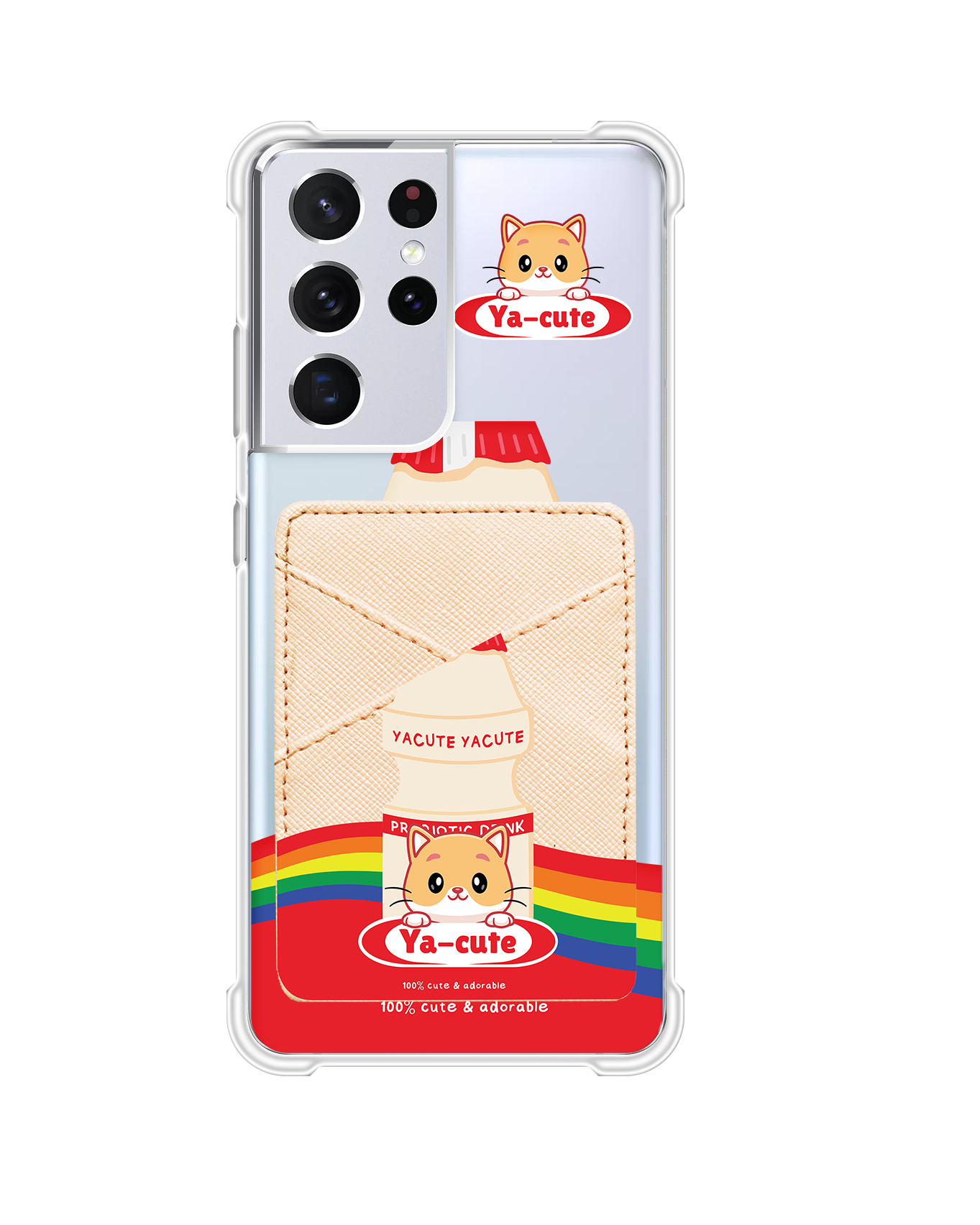 Android Phone Wallet Case - Yacute Cat