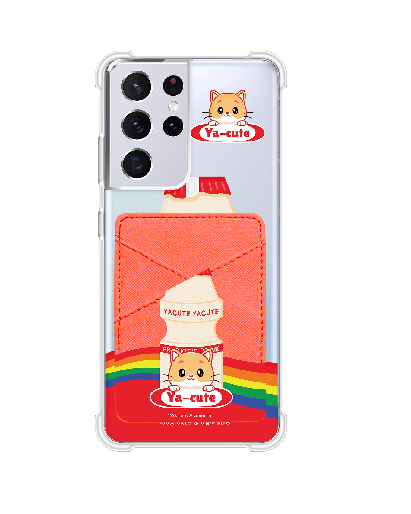 Android Phone Wallet Case - Yacute Cat