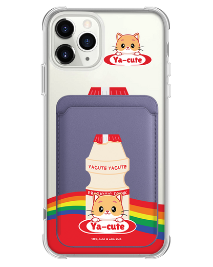 iPhone Magnetic Wallet Case - Yacute Cat