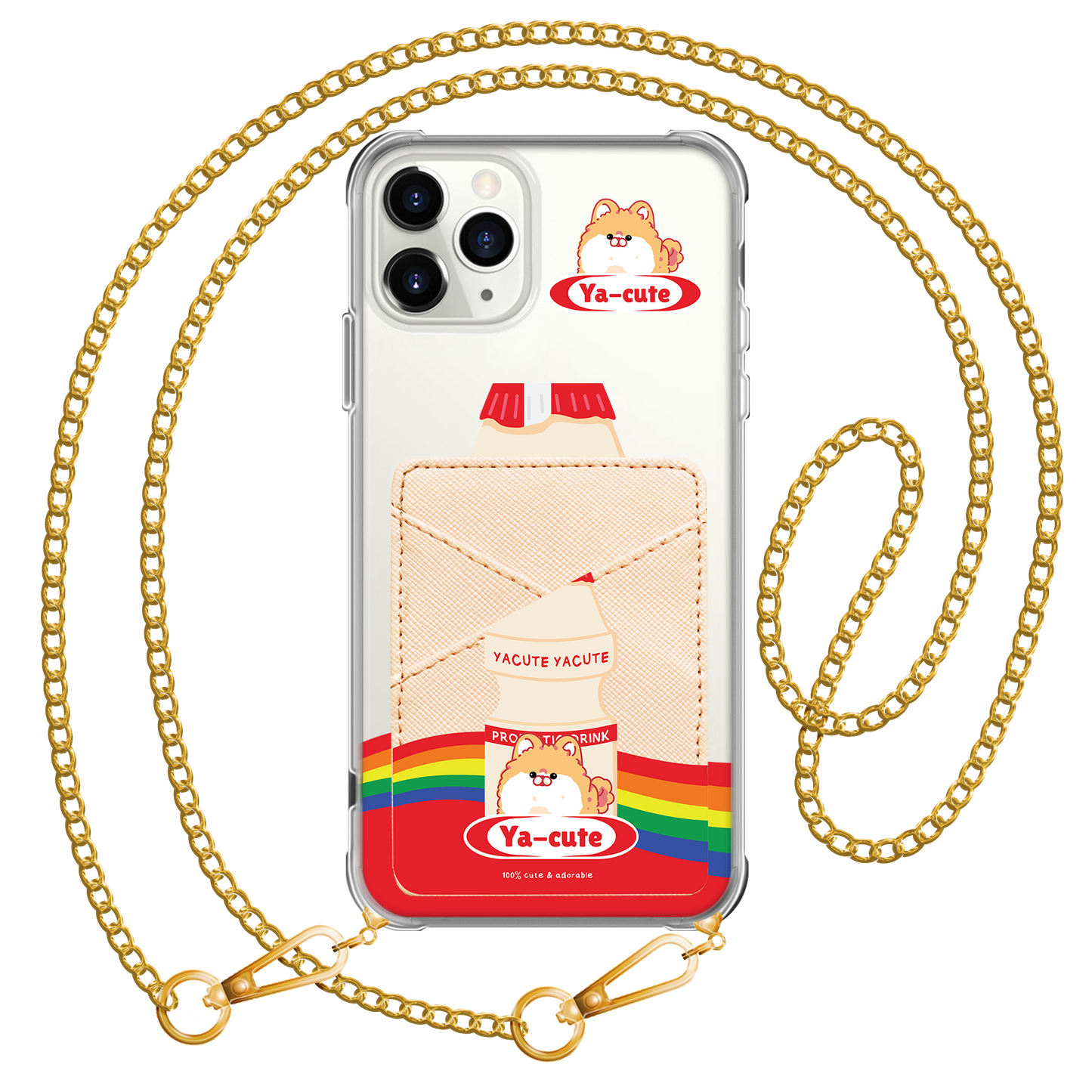 iPhone Phone Wallet Case - Yacute Dog