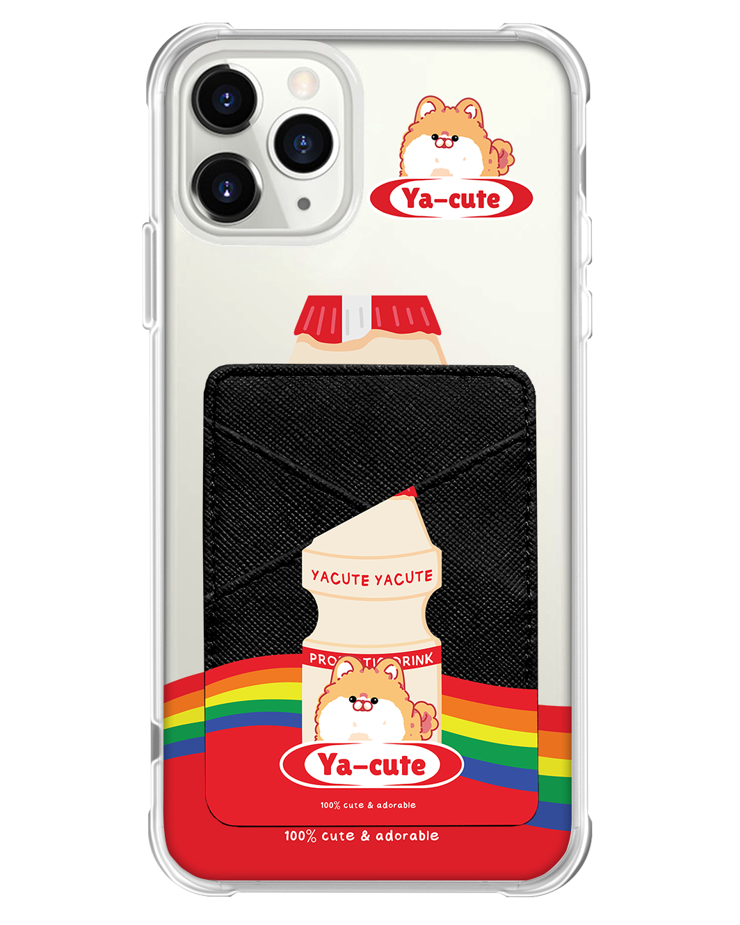 iPhone Phone Wallet Case - Yacute Dog