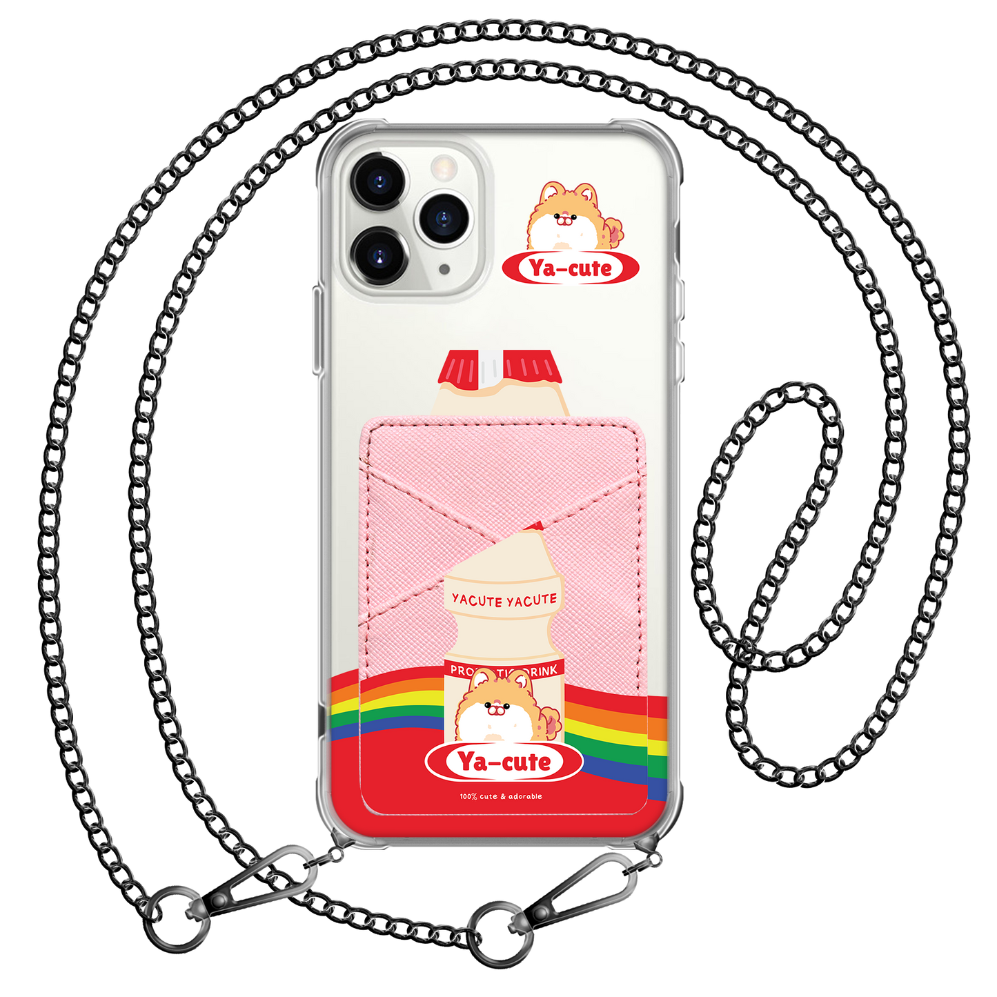 iPhone Phone Wallet Case - Yacute Dog