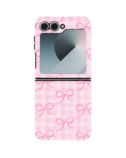 Android Flip Rearguard Defender - Coquette Pink Bow