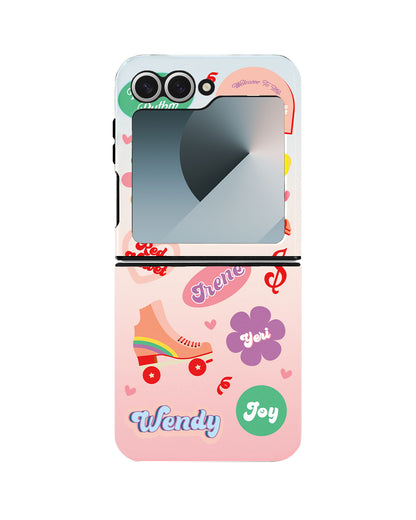 Android Flip Rearguard Defender - Red Velvet Sticker Pack