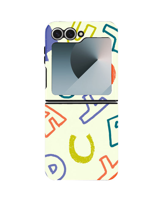 Android Flip Rearguard Defender - Weird Monogram