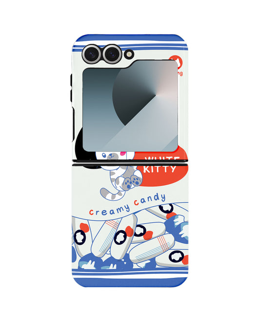 Android Flip Rearguard Defender - White Kitty