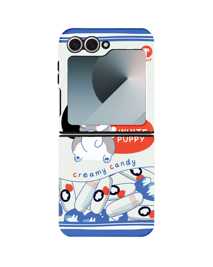Android Flip Rearguard Defender - White Puppy
