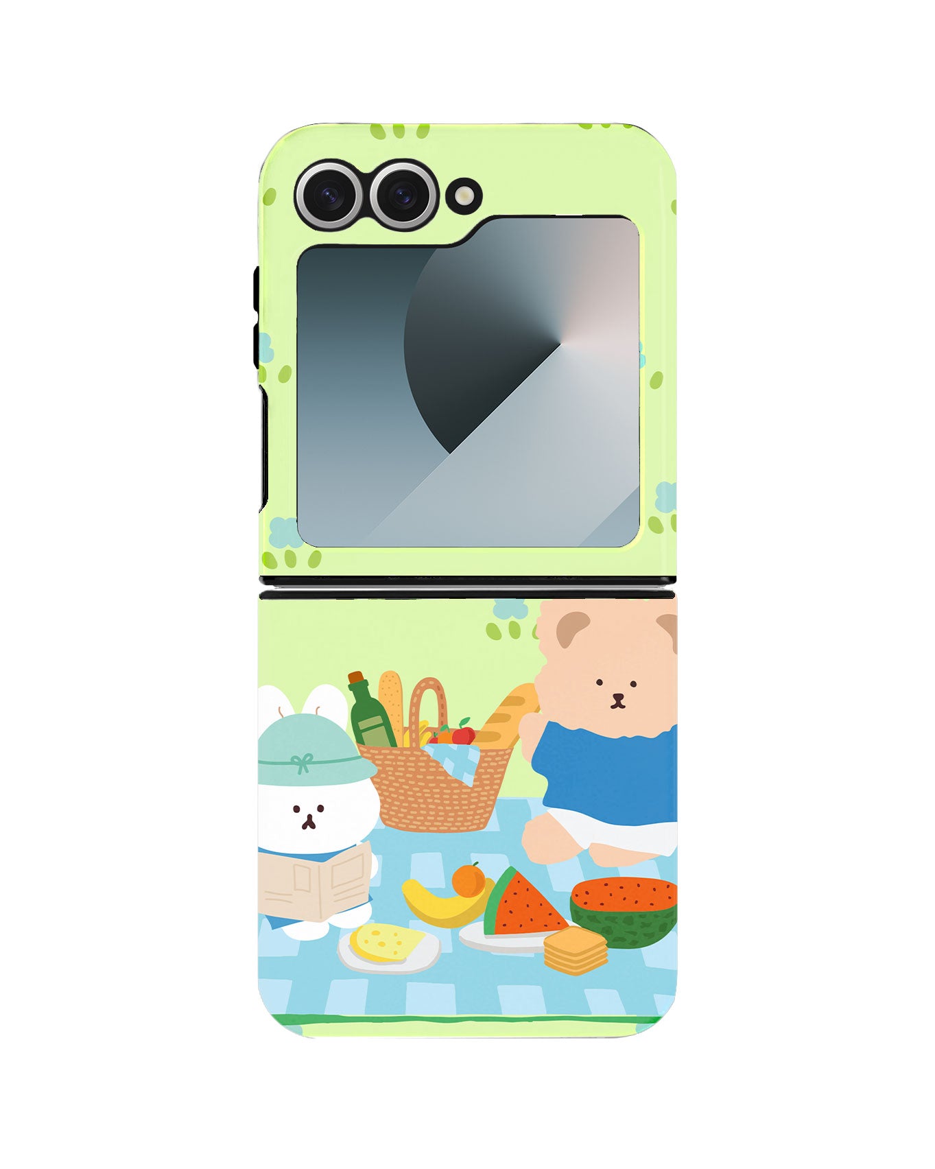 Android Flip Rearguard Defender - Picnic Bear Blue