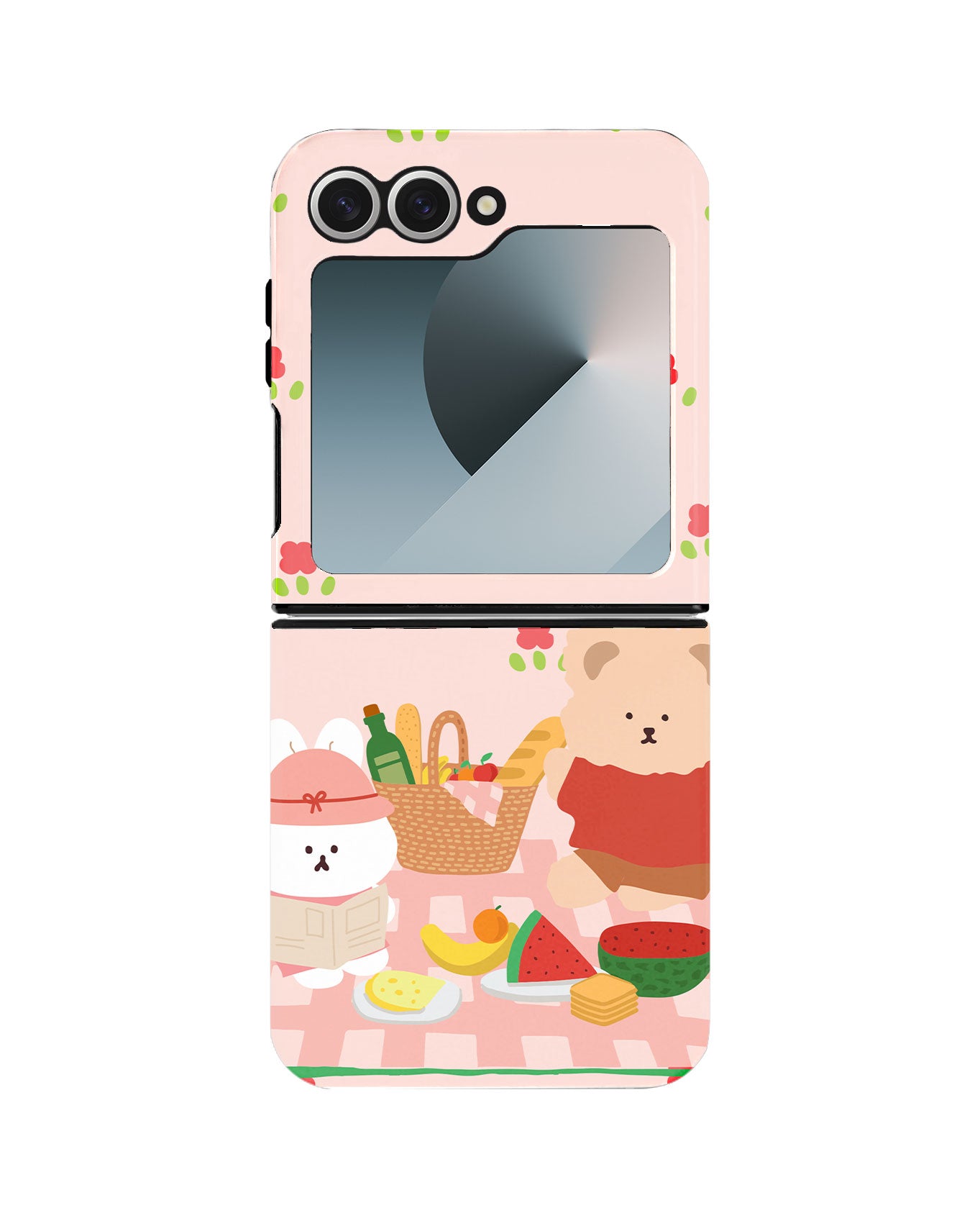 Android Flip Rearguard Defender - Picnic Bear Pink