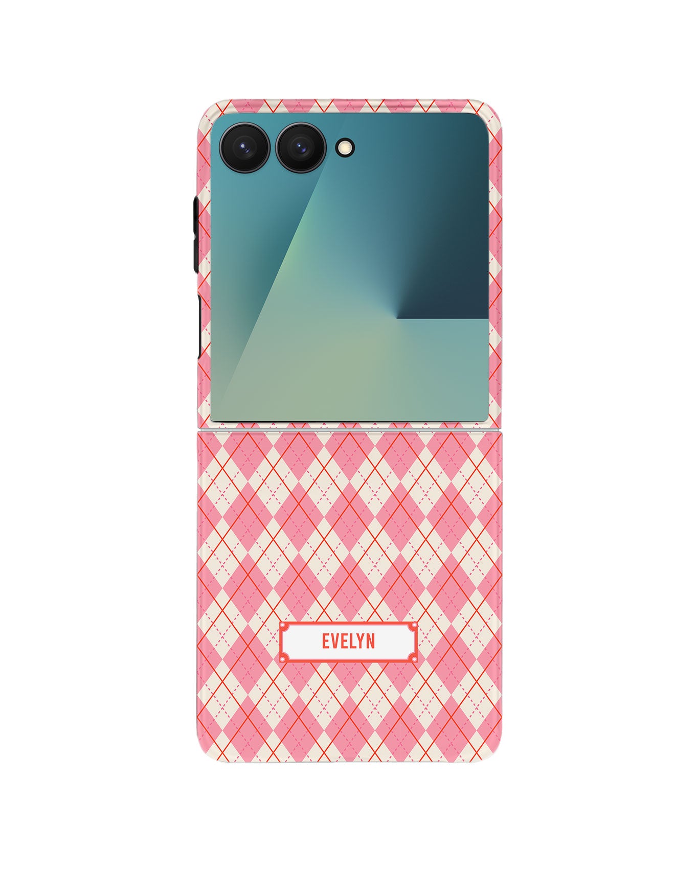 Android Flip Rearguard Defender - Pink Argyle