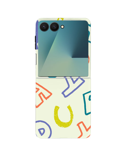 Android Flip Rearguard Defender - Weird Monogram