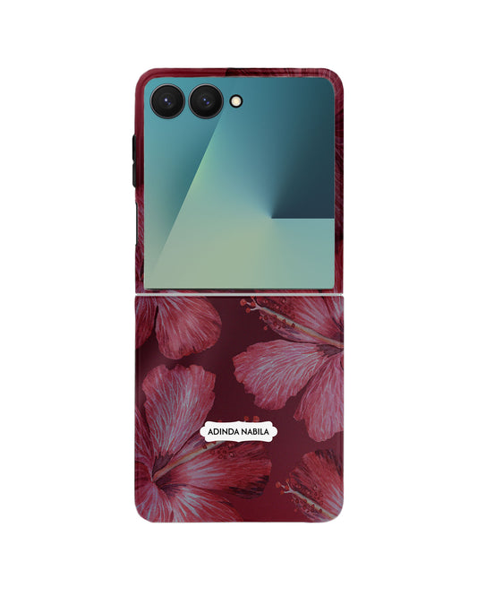 Android Flip Rearguard Defender - Goth Hibiscus