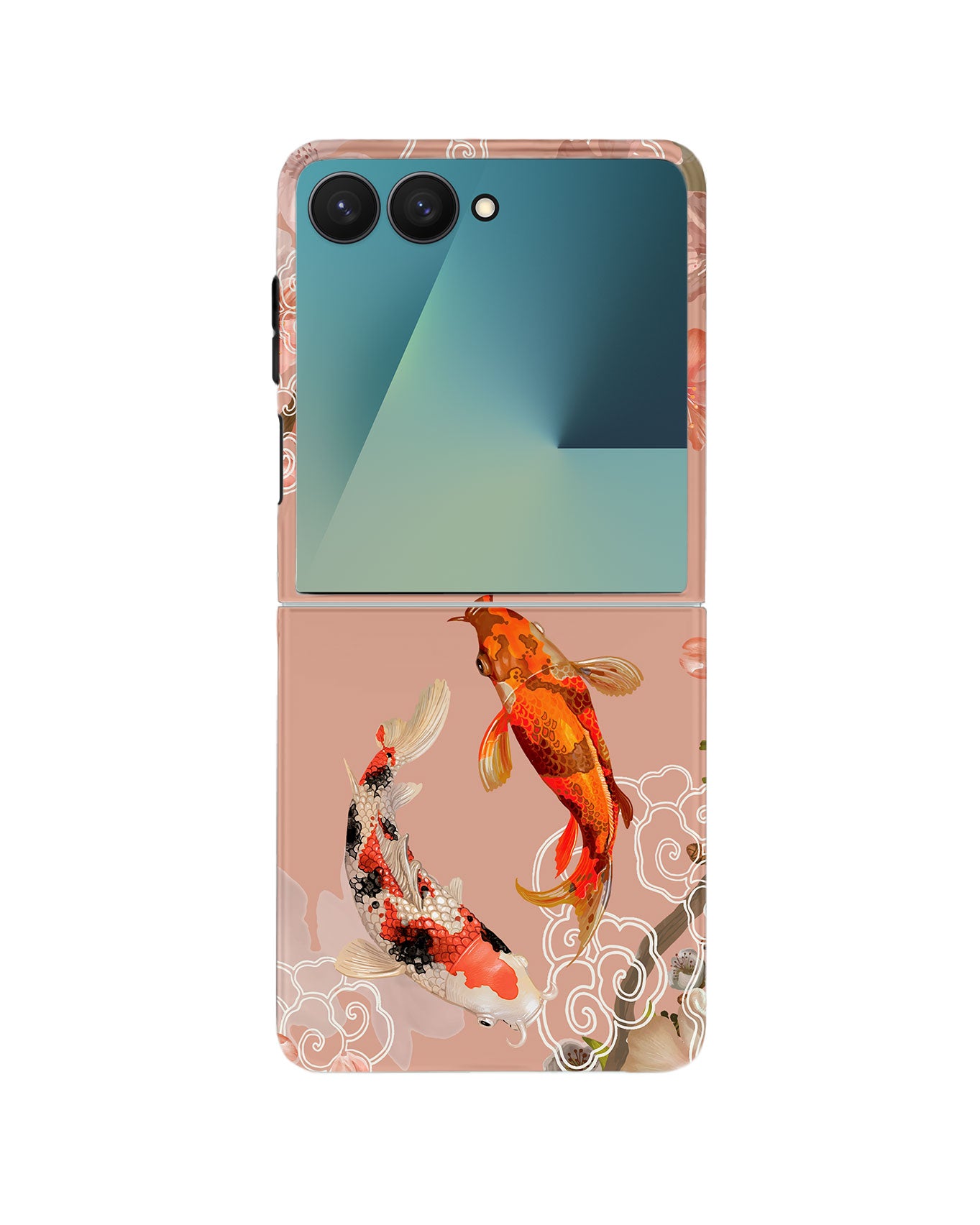 Android Flip Rearguard Defender - Oil Painting Koi