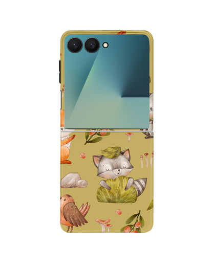 Android Flip Rearguard Defender - Racoon and Friends