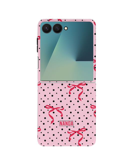 Android Flip Rearguard Defender - Red Bows