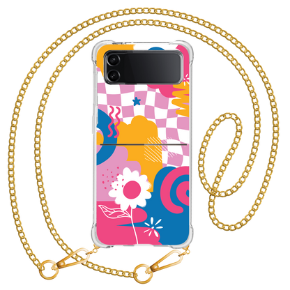 Android Flip / Fold Rearguard Hybrid - Abstract Flower 5.0