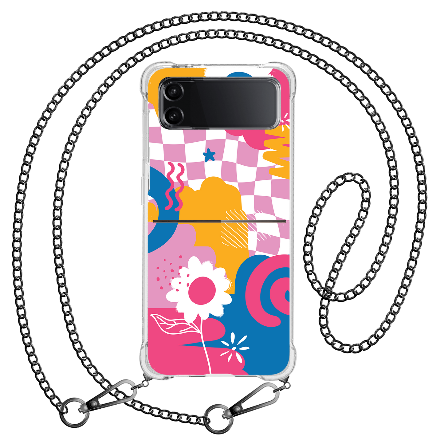 Android Flip / Fold Case - Abstract Flower 5.0