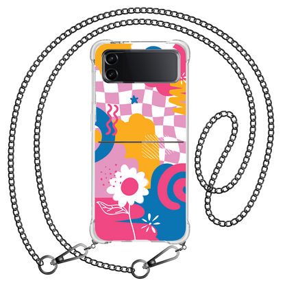 Android Flip / Fold Rearguard Hybrid - Abstract Flower 5.0