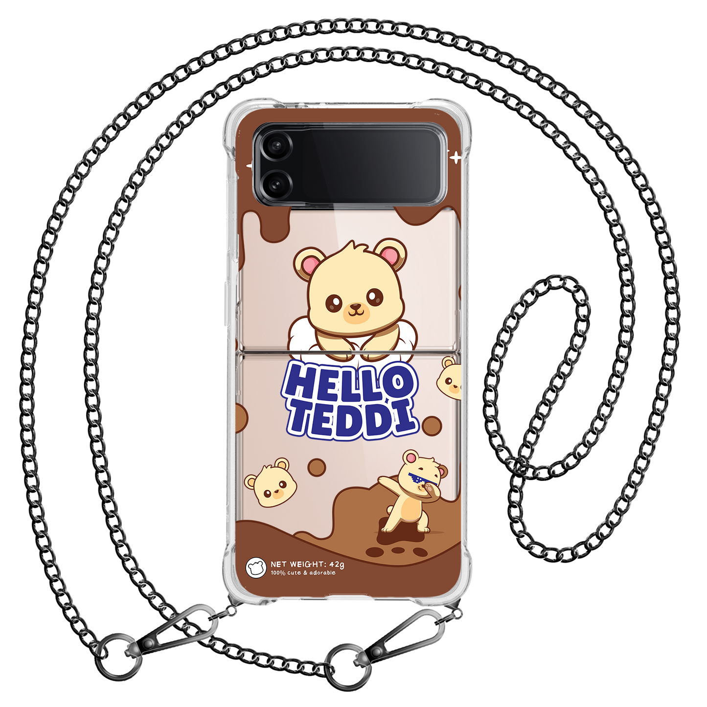 Android Flip / Fold Case - Hello Teddy 1.0