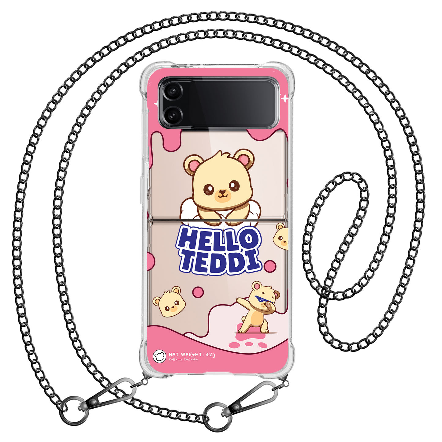 Android Flip / Fold Case - Hello Teddy 2.0