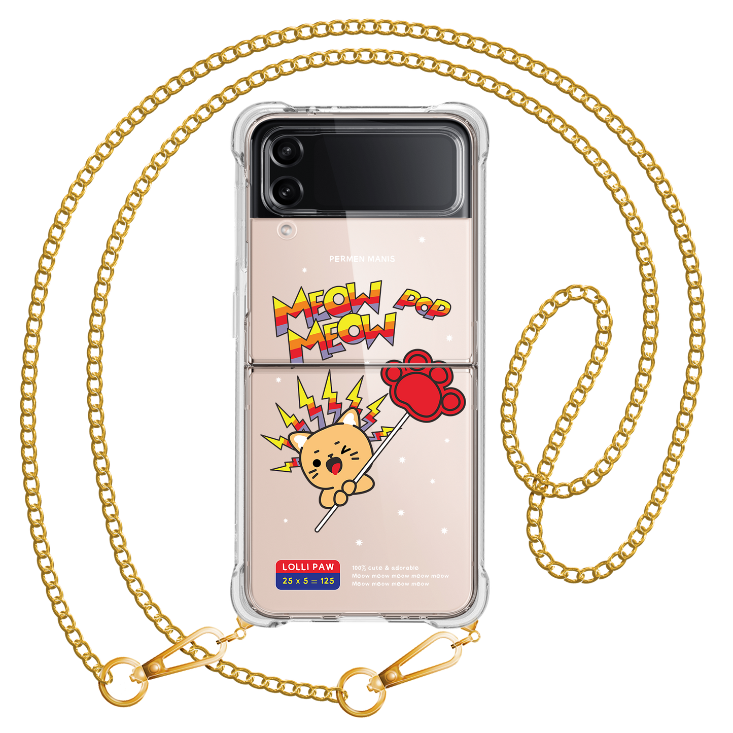 Android Flip / Fold Rearguard Hybrid - Meow Pop 2.0