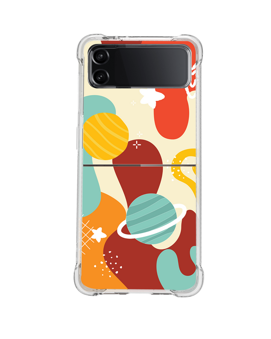 Android Flip / Fold Case - Abstract Planet 2.0