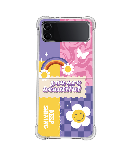 Android Flip / Fold Rearguard Hybrid - Abstract Quotes 5.0