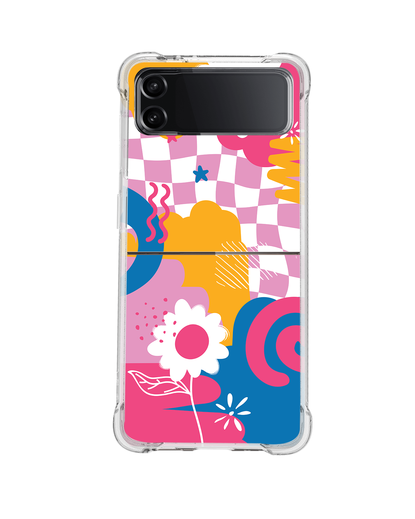 Android Flip / Fold Case - Abstract Flower 5.0