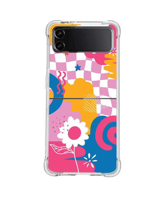 Android Flip / Fold Case - Abstract Flower 5.0