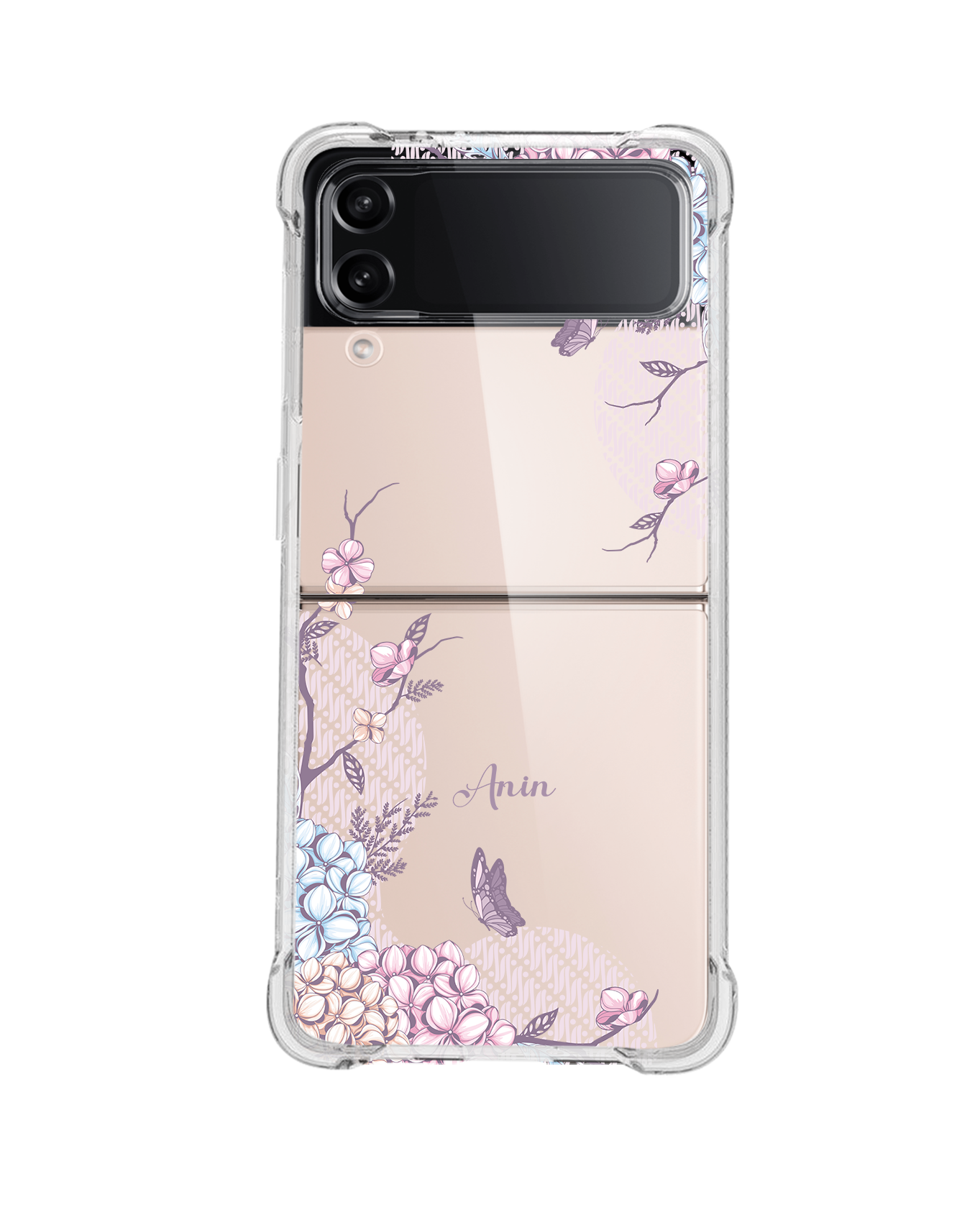 Android Flip / Fold Case - Batik Floral