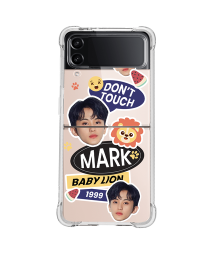 Android Flip / Fold Rearguard Hybrid - Face Grid Baby Lion