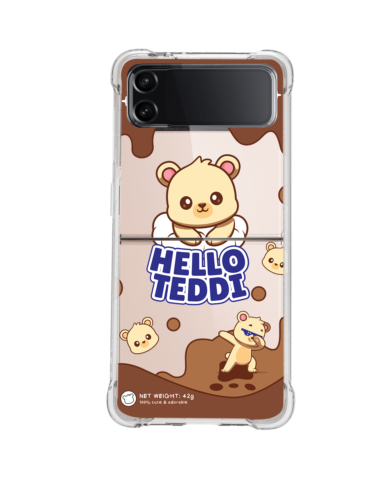 Android Flip / Fold Case - Hello Teddy 1.0