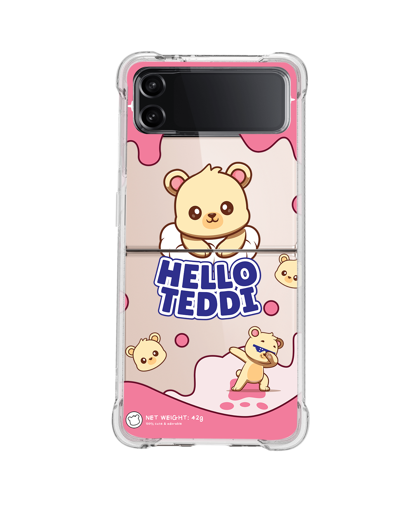 Android Flip / Fold Case - Hello Teddy 2.0