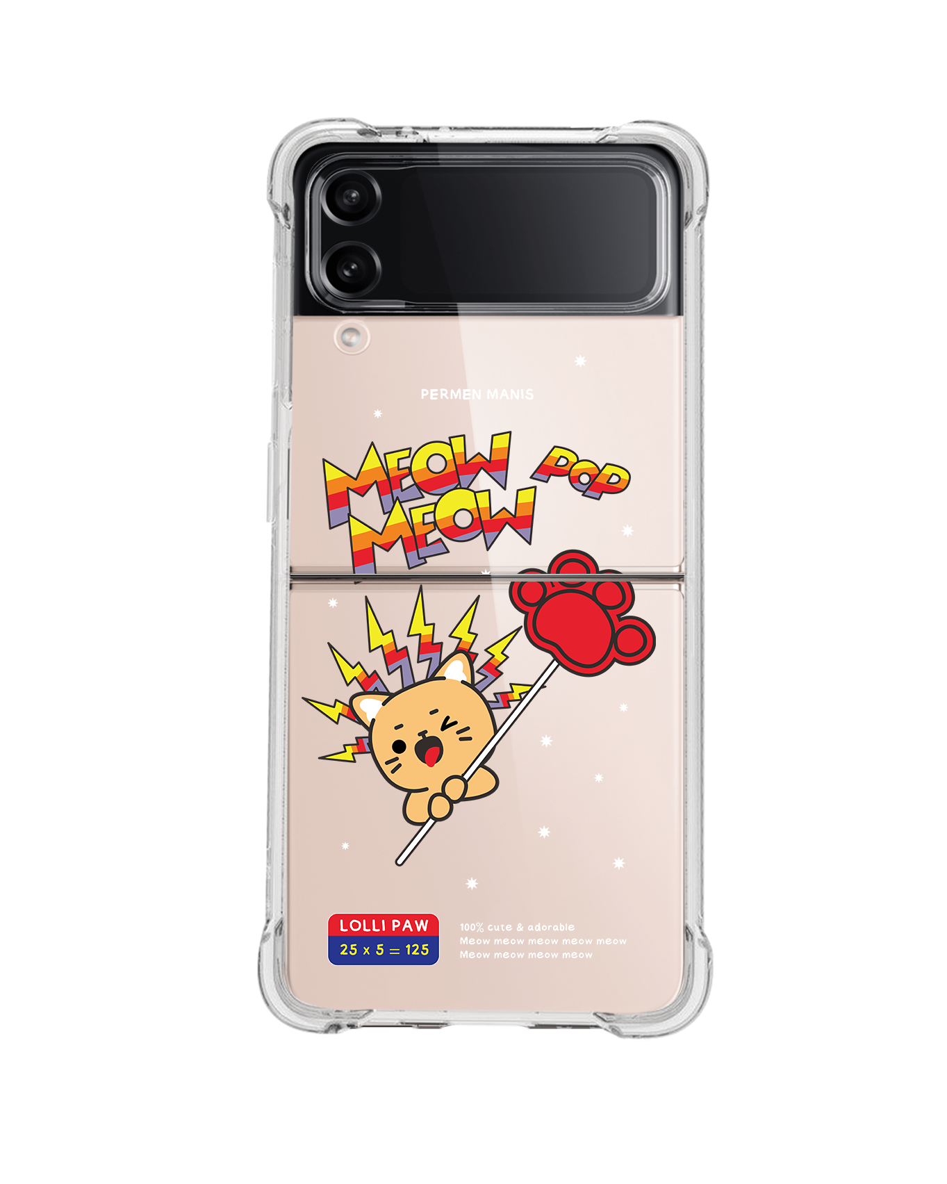 Android Flip / Fold Rearguard Hybrid - Meow Pop 2.0